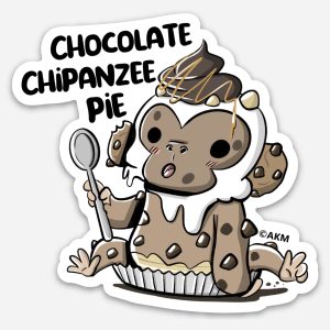 Food Puns - Chocolate Chimpanzee Pie