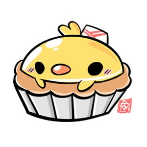 Chicken Egg Tart Sticker