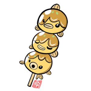 Curry Fishballs Sticker