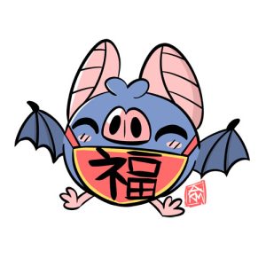 Lucky Bat Sticker